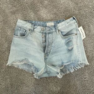 Pacsun Light Wash Denim Shorts